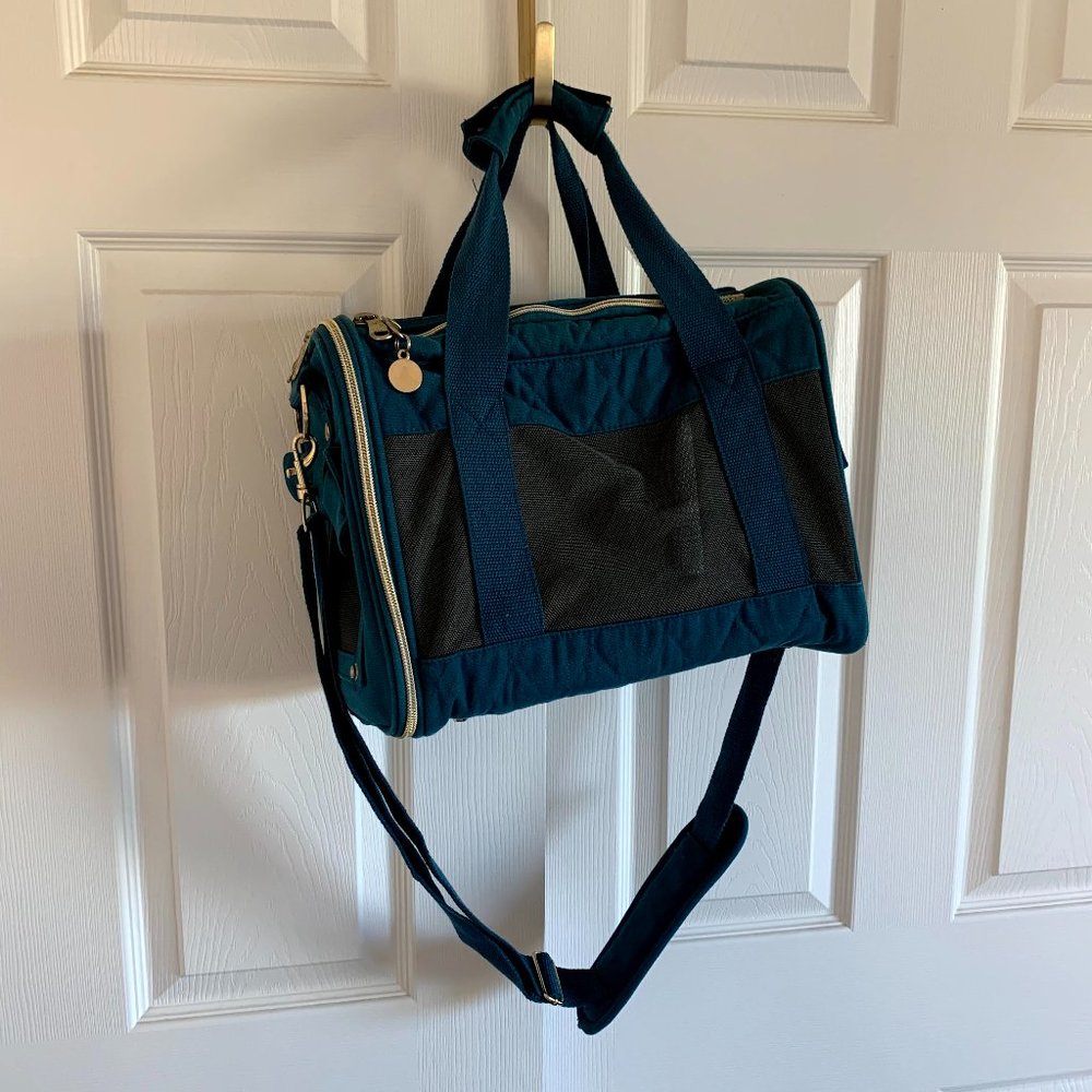 Teal dog/cat/pet bag